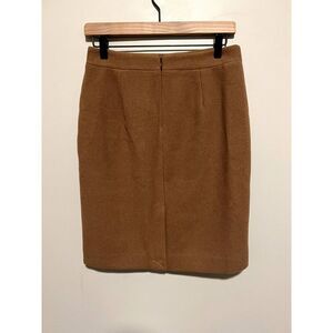 NWT J. Crew Factory Mercantile Skirt in Double-Serge Wool Women's Size 0